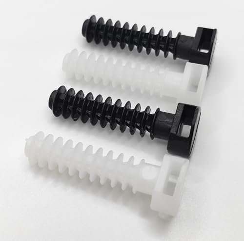 Gabex® 100 bis 1000 Stück Flanschdübel 6x30 mm Dübel für Kabelbinder bis 6 mm Breite (100 Stück, schwarz)