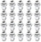 JUUDDENPARTS 20Pcs Wheel Lug Nuts, Metal Car Alloy Wheel Nuts Bolt, Silver M12x1.5 Wheel Nuts Replacement for J-aguar XF Series 2009 and Above