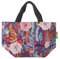 ECO CHIC Lightweight Foldable Insulated Lunch Bag Water Resistant Cooler Bag (Lush Floral Purple)