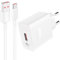66W Cargador USB y 6A 1m Cable USB C para Honor 400 90 70 Magic Magic 7 Lite V3 V2 RSR X9c Pad2 para Huawei MatePad Tablet, Carga Rápida Supercarga Adaptador Cargador para Honor 200 X6b X8a X7a X6a