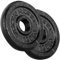 Train Hard® Hantelscheiben Paar Set, 2x1.25/2x2.5/2x5/2x10/2x15kg,30/31mm Bohrung, Gusseisen,Gewichtsscheiben, Hantelgewichte, Fitness Scheiben (A:2x1.25kg)