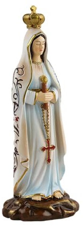 Lerpwige Unsere Lieben Frau Von Fatima Statue Religiöse Figur Die Frieden Und Hingabe Für Die Dekoration Zu Hause Oder Zur Kirche Symbolisiert