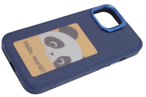 Ink Screen Phone Case, Screen Projection Phone Case Aluminum Lens NFC with APP for DIY (Lazmin112ggncz5fwia-15)