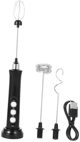 UKCOCO Espumador De Leche Eléctrico Recargable Batidor De Mano Varilla Espumadora Espumador Inalámbrico Mini Batidora De Leche