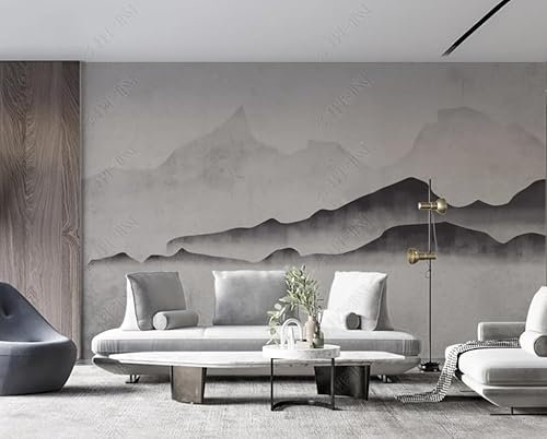 Papier Peint Intissé Paysage Artistique Peint À La Main Poster Tableaux Muraux Tapisserie Photo Trompe L'Oeil Salon Chambre Art Mural 150Cm(L) X105Cm(H)