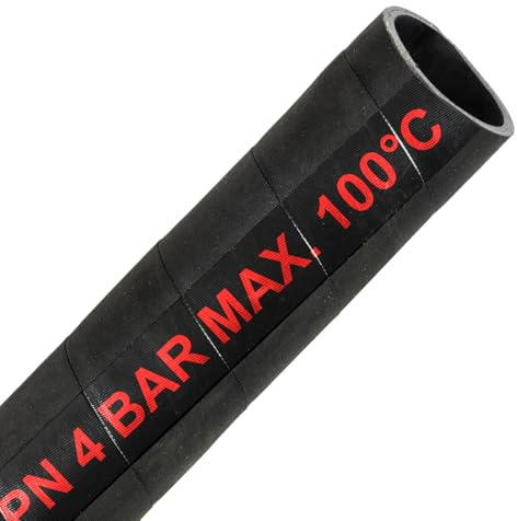 Kühlwasserschlauch 45mm, Länge: 1m - Gummischlauch für Kühlmittel, Heißwasser & Kaltwasser – Kühlerschlauch EPDM, -30°C bis +100°C