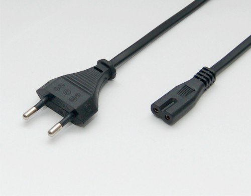 Cordon électrique secteur bipolaire pour PC et Alim petit appareils electriques