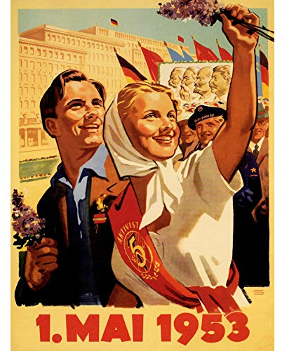 Wee Blue Coo Prints Propaganda Political Soviet Union Marx Engels Lenin Stalin Poster 30X40 cm 12X16 IN Print Politisch Sowjetisch