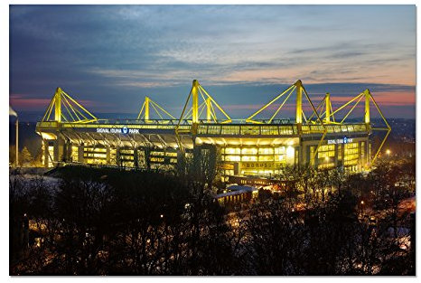 Dortmund BVB-Kunstdruck Signal IDUNA Park 80x50 cm one Size