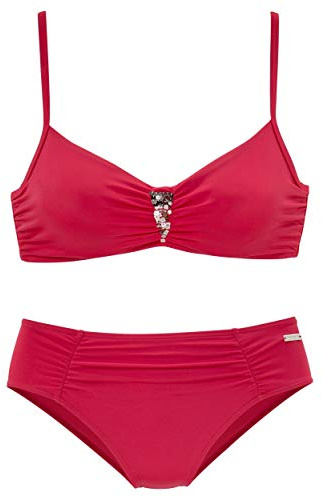Lascana Damen Bügel-Bikini mit Pailletten