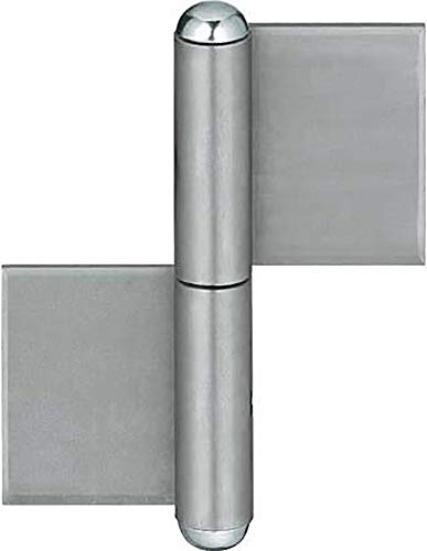 SIMONSWERK Anschweißband KO 4, 160x50x16x5 2tlg. Stahl blank 6 Stk