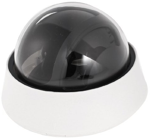 sourcing map Plastic CCTV CCD Dome Designed Protective Surveillance Camera Housing Cover