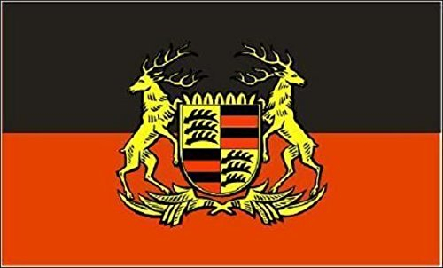 U24 Aufkleber Volksstaat Württemberg Flagge Fahne 12 x 8 cm Autoaufkleber Sticker