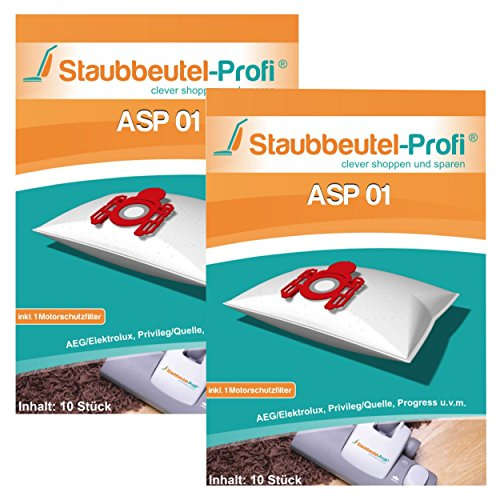 20 Staubsaugerbeutel geeignet für Progress D 210 - Diamant von Staubbeutel-Profi®