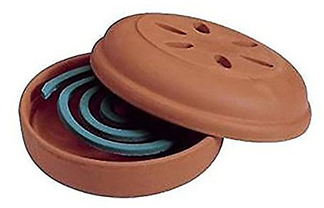 Diffusor aus Terracotta, Vulkan, 10 Spiralen gegen Mücken