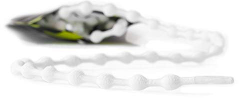 Caterpy RUN - Ultimative schnürsenkelfreie Schuhe für Erwachsene und Kinder - Vielseitige und einfach zu verwendende Schnürsenkel - Seidiges Weiß