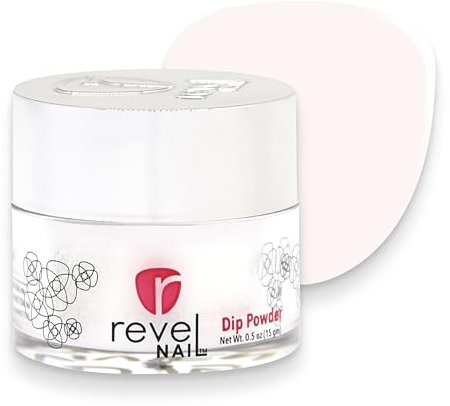 Revel Nail Dip Powder, Vivien Shade, (0.5 Ounce) Premium Color Dipping Powder for Nails, Professional French Manicure Powder, DIY Dipping Mates