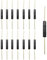 GTIWUNG 15PCS 2.5 x 14mm Interruttore Reed, Magnetico Reed Interruttore, Normalmente Aperto (N/O) interruttore magnetico a induzione elettromagnetica per Arduino