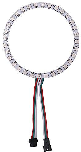 XUNATA LED Ring WS2812B WS2812 5050 RGB Ringleuchte Individuell Adressierbaren EinzelnVolltraumfarbe DC5V (1pc 32 LEDs/Ring)