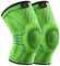 Kuangmi Sport Kniebandage mit Patella Gel Pads & Seitenstabilisatoren,Medizinischer Knieschützer für Laufen, Meniskusriss,ACL,Arthritis,Gelenkschmerzlinderung (X-Large, Upgraded Green)