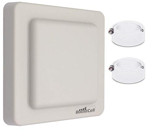 BSPRO. Antena 4G/5G LTE MIMO Direccional Exteriores. 700/800/900/1500/1800/2100/2600/3500 MHz. Compatible con Todos los routers con Conexiones SMA/TS9/RP-SMA. Cables de Baja pérdida de 15 Metros.
