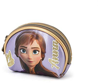 Disney La Reine des Neiges 2 (Frozen 2) Element-Porte-monnaie Ovale, Mauve