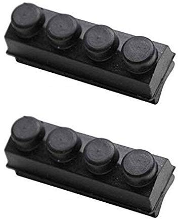 cyclingcolors 2X PATINS DE FREIN AVANT compatible avec adaptable SOLEX GOMME NUE 40MM TYPE 3800 2200 5000