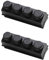 cyclingcolors 2X PATINS DE FREIN AVANT compatible avec adaptable SOLEX GOMME NUE 40MM TYPE 3800 2200 5000