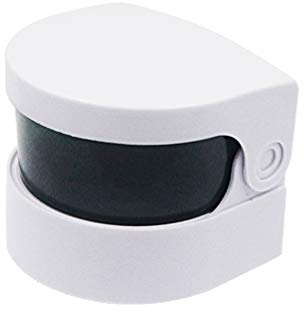 Jewelry Cleaning Machine Portable Cordless Multi-Purpose Effective Cleaner for Dentures Rings Eyeglasses Watches Coins (White)