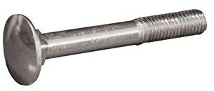 5 PZ BULLONE ZINCATO TESTA TONDA 8X50 ACCIAIO FISSAGGIO VITE
