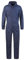 Yukirtiq Men's Lightweight Hooded Overall Hard Wearing Solid Color Mechanics Boiler Suit Workwear Hooded Boilersuit Coverall, Navy Blue, M