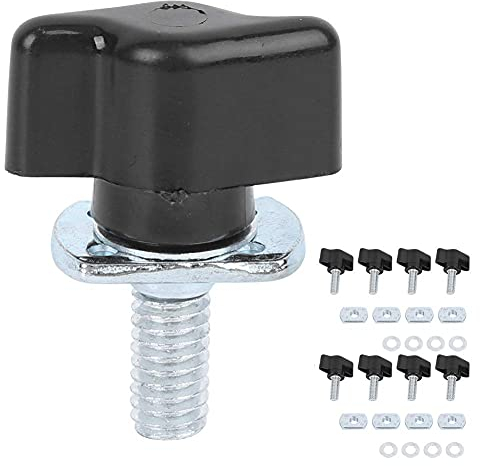Hard Top Quick Removal Kit,Duokon Hard Top Schnellverschluss-Befestigungssatz Rändelschraube Mutter Passend für YJ TJ JK M8 25mm 95‑16