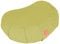 GORILLA SPORTS® Yoga-Kissen Halbmond Sitzhöhe 19 cm Hellgrün – Meditationskissen mit waschbarem Baumwoll-Bezug und Bio-Dinkelfüllung