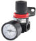 Shiwaki Filtro regolatore del compressore d'Aria,Raccordo di Controllo della Pressione dell'Aria compressa Femmina da 1/4 NPT con manometro