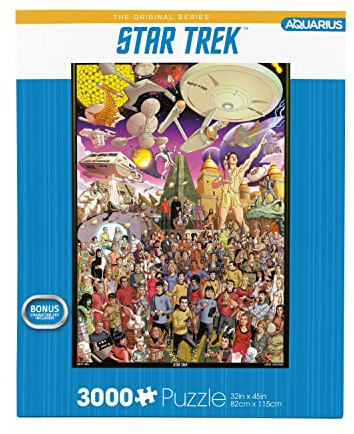 Aquarius Star Trek Puzzle (3000 Piece Jigsaw Puzzle) - Officially Licensed Star Trek Merchandise & Collectibles - Glare Free - Precision Fit - Virtually No Puzzle Dust - 32 x 45 Inches