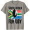 South Africa Rugby Champion Herren Rugby Trikot Grau Kurzarm S