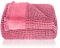Gräfenstayn Premium Tagesdecke mit Fransen - 180 x 240 cm - leichte Sommerdecke Waffelpique - 100% Baumwolle - kühlende Wohndecke, Baumwoll-Decke als Sofa und Bett-Überwurf (Rosa)