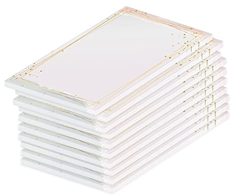 PRICARO Notizblock Golden Dots, magnetisch, A7, 10 Stück