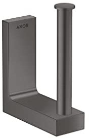 AXOR Universal 42654340 Toilettenpapierhalter, rechteckig, gebürstetes schwarzes Chrom