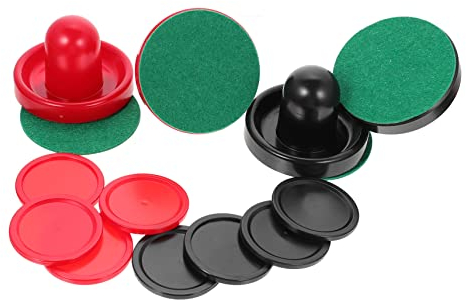 Veemoon 1 Satz Kugelkopf Gesetzt Lufthockeyschieber Lufthockeypaddel Lufthockeypuck Hockeyspielzubeh?r Hockeyteile Eishockey Hockey-zubehör Air-Hockey-paddel Plastik Schlag Den Ball