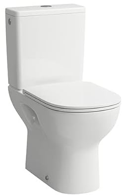 LAUFEN Lua Stand-WC, Abgang senkrecht, spülrandlos, 650x360x420mm, H8240870000001, Farbe: Weiß