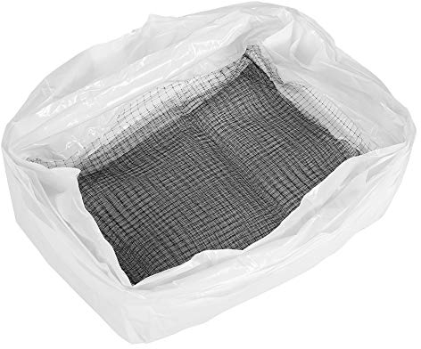Mrisata 10er-Set Katzentoilette-Einsatzschale, Wiederverwendbar, Starker Pet-Lifter-Siebbeutel, Katzentoiletten-Einlagen, Katzenstreu-Beutel Katzentoilette, Katzenstreu-Einlage,