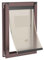 Aluminum Doggie Door with Magnetic Flap, Small Dog Door with Two Sliding Lock Panels, Telescoping Tunnel, Pet Door for Dogs and Cats up to 40lbs