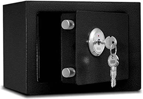 UYSELA S Box/Schrank Ss/S/Sicherheitskonstruktion aus massivem Stahl S für Schmuck//Bargeld/Wertsachen/Kamera/Dokument/23 * 17 * 17 cm I