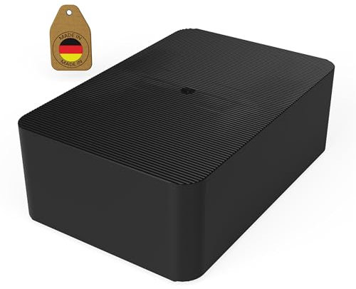 FUX 100 Stück Abstandshalter Kunststoff 60 x 40 x 20mm Verglasungsklötze Klötzchen Unterlegplatten Distanzplättchen Kunststoffplatte Ausgleichsplättchen Fensterkeile (Dicke: 20mm)