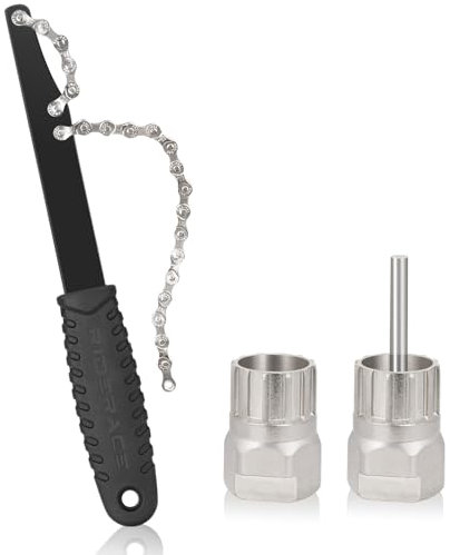 drado 3pcs Fahrrad Kettenpeitsche Werkzeug, Zahnkranzabzieher und Kassetten Abzieher Kit, Kassettenabzieher Schraubkranz Abzieher Set für 6-11 Fach Kassetten, Ketten Peitsche und Ritzelabzieher