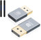 YIMATEECO DisplayPort Headless Ghost Display EDID Emulator DP Dummy Stecker Virtueller Display Adapter 4K Unterstützt bis zu 1920 * 1080P@60HZ, 3840x2160 (DisplayPort Dummy Plug, 2Stü, Grau)
