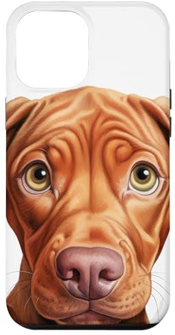 iPhone 15 Pro Max Vizsla Dog Breed Puppy in Cuddling Mood Case
