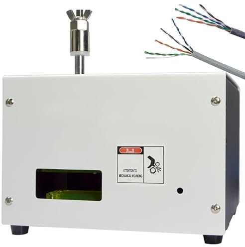 FAcoLL Network Cable Straightener Loosener, Electric Network Cable Untwist Tool, Cable Comb Tool, Pneumatic Device with Air Pressure Control, Suitable for 10-65mm Length Cables