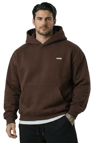 SMILODOX Dawson Hoodie Herren - Oversize Kapuzen Pullover - Langarm Hoody Sweatshirt, Optimal für Sport, Streetstyle und Alltag, Bequem und Vielseitig Kombinierbar